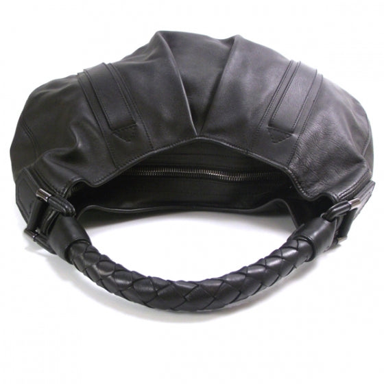 Leather Malika Large Hobo Black