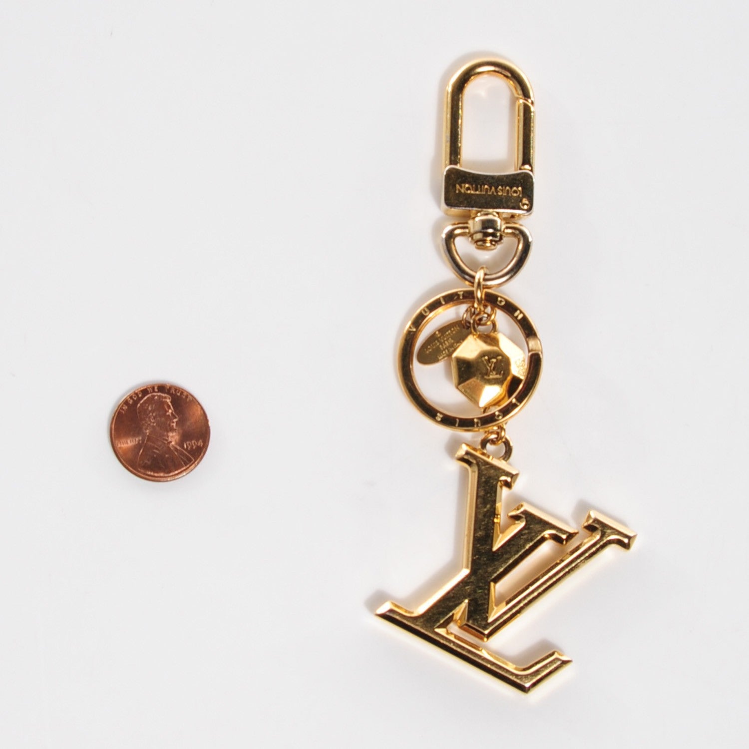 Louis Vuitton LV Facettes Key Holder Gold 2 of 6