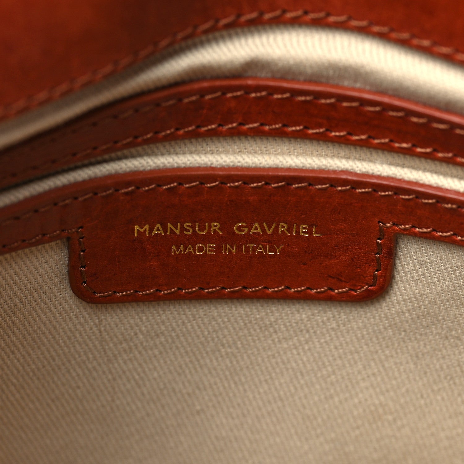 Mansur Gavriel Calfskin Crossbody Bag Saddle 5 of 12