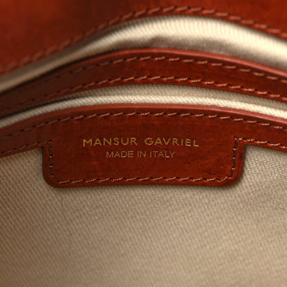 Mansur Gavriel Calfskin Crossbody Bag Saddle 5 of 12