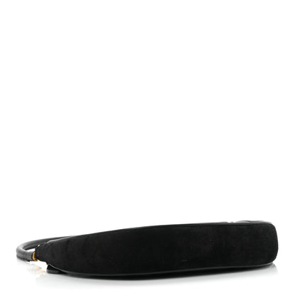 Burberry Lambskin Quilted Olympia Pouch Black 4 of 9