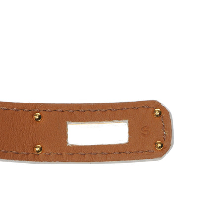 Hermes Epsom Kelly Double Tour Bracelet S White 5 of 7