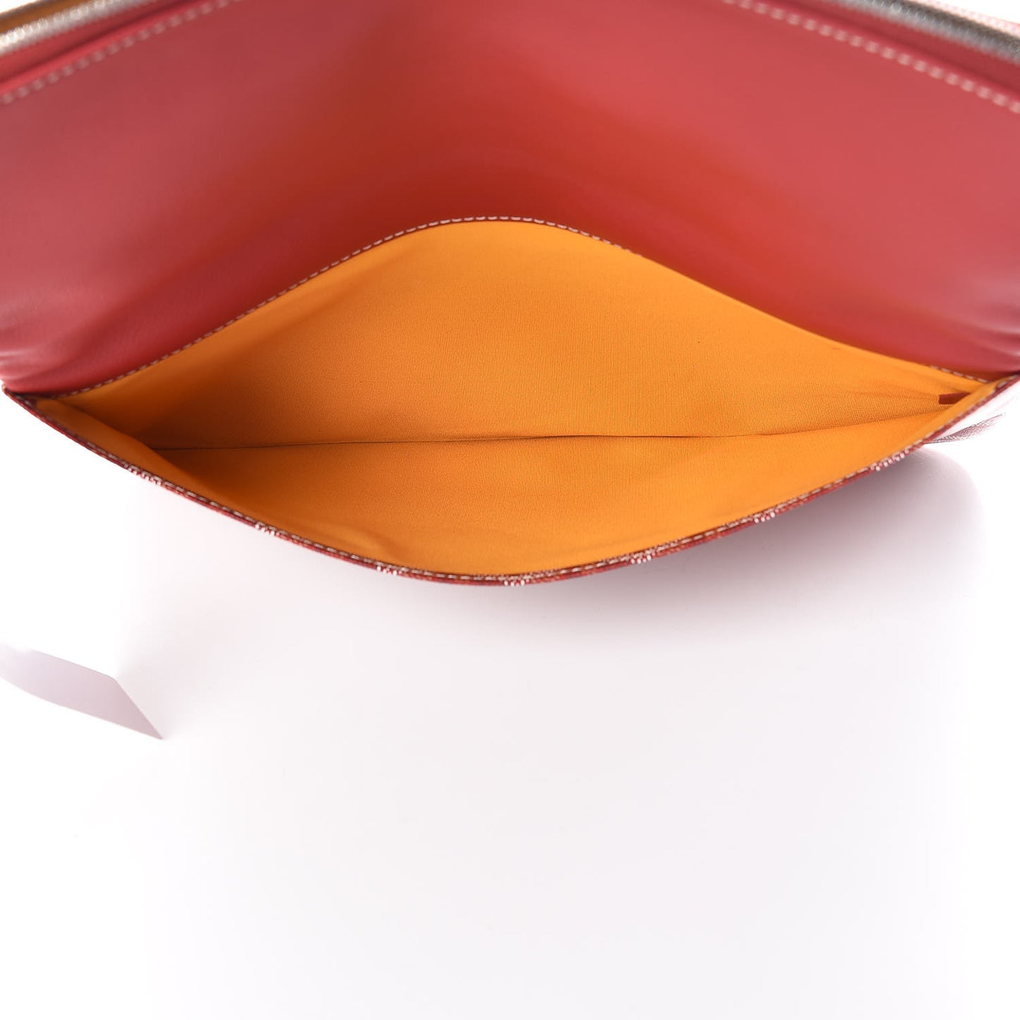 Goyardine Sainte Marie Soft Clutch Red
