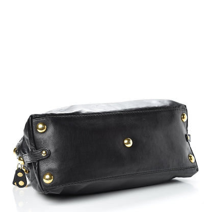 Gucci Calfskin Large Babouska Dome Satchel Black 4 of 12
