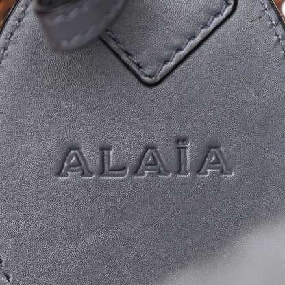 Alaia Calfskin Lux Laser Cut Tote Anthracite 6 of 18