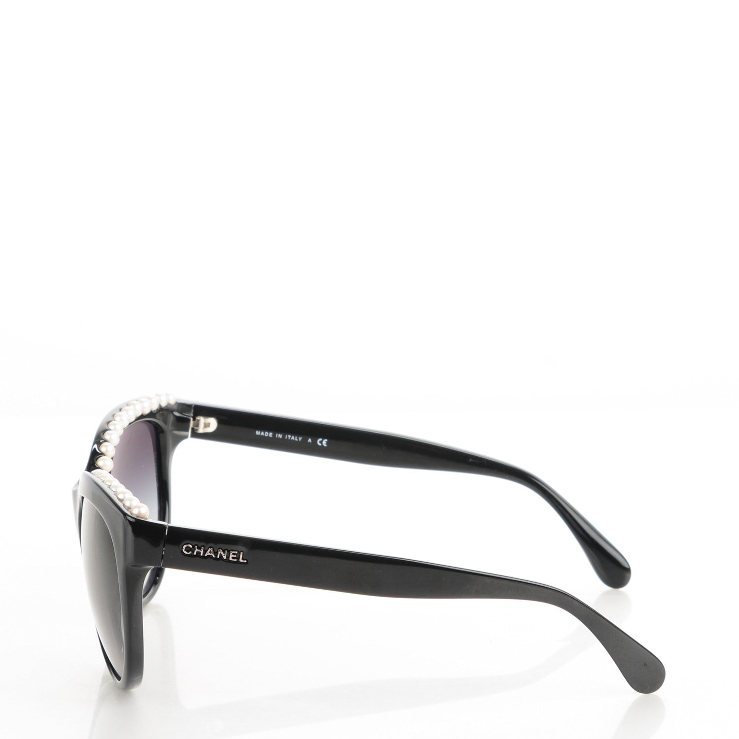 Chanel Freshwater Cultured Pearl Butterfly Sunglasses 6040-H Black 2 of 5