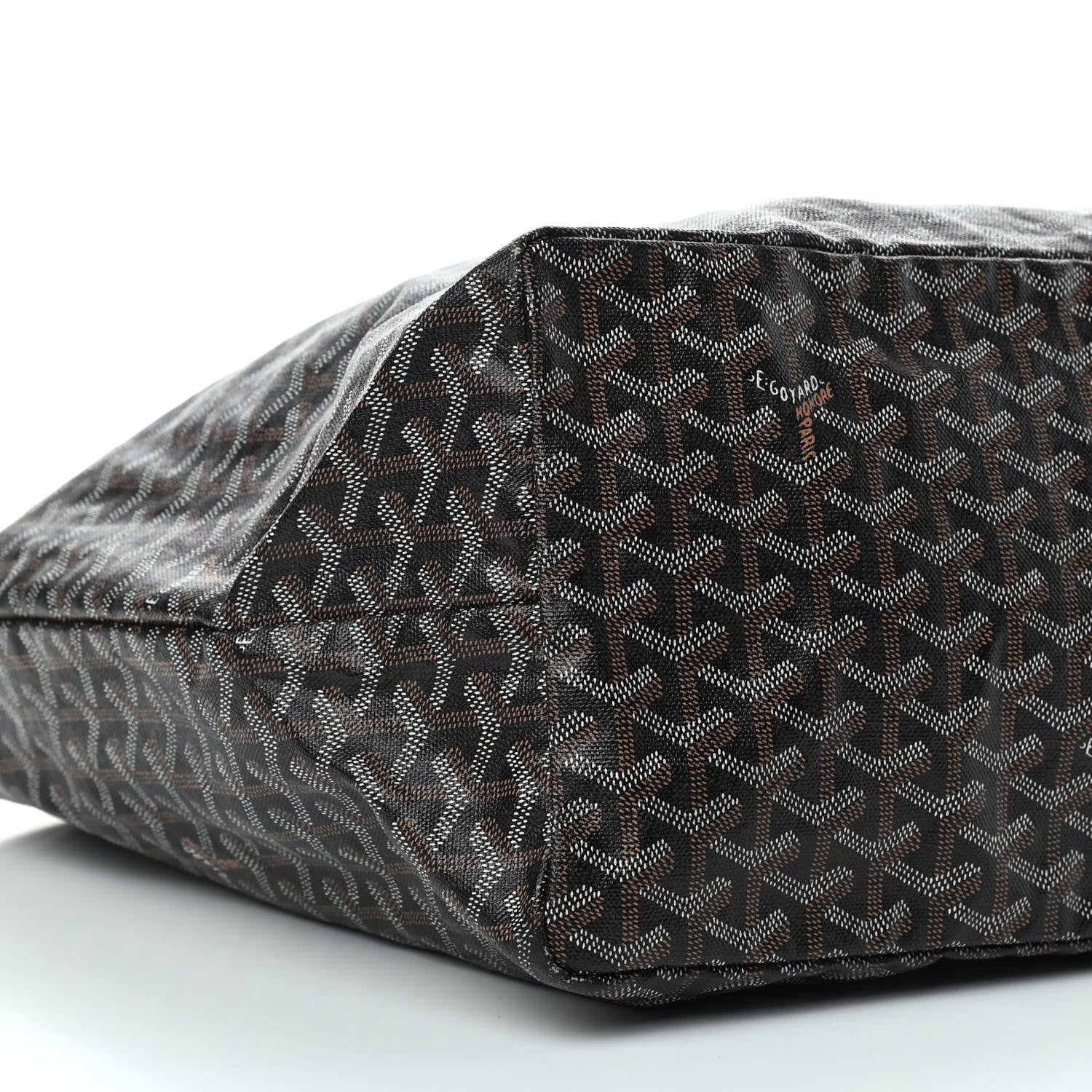 Goyard Goyardine Saint Louis GM Black Gold 7 of 9