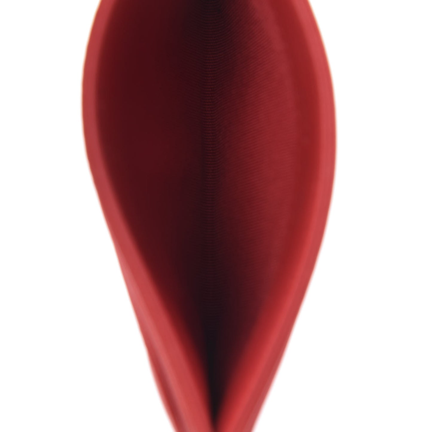 Goatskin Camellia Embossed Card Holder Red