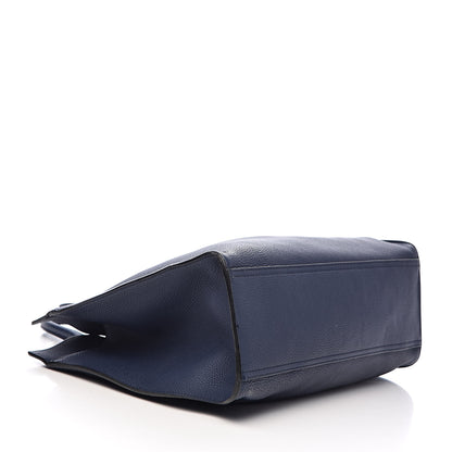 Gucci Soft Calfskin Medium Jackie Top Handle Bag Classic Blue Marine 4 of 17