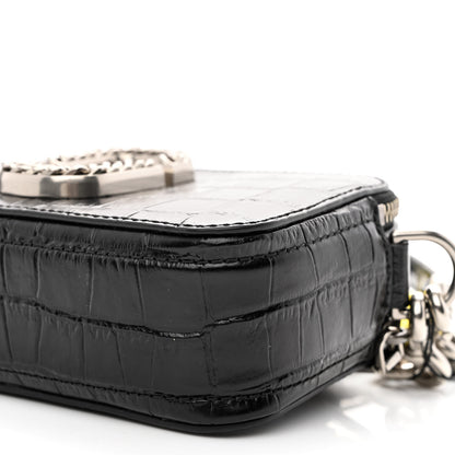 Marc Jacobs Croc Embossed Snapshot Camera Bag Black 12 of 12