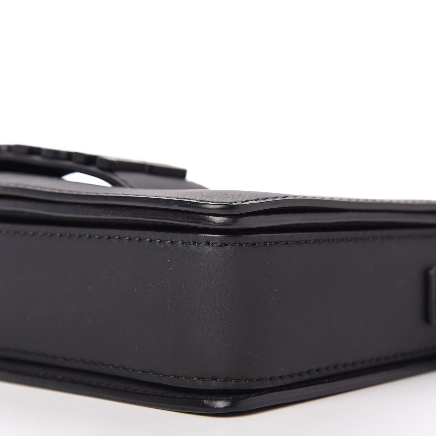 Ultra Matte Calfskin Dio(r)evolution Flap Bag Black