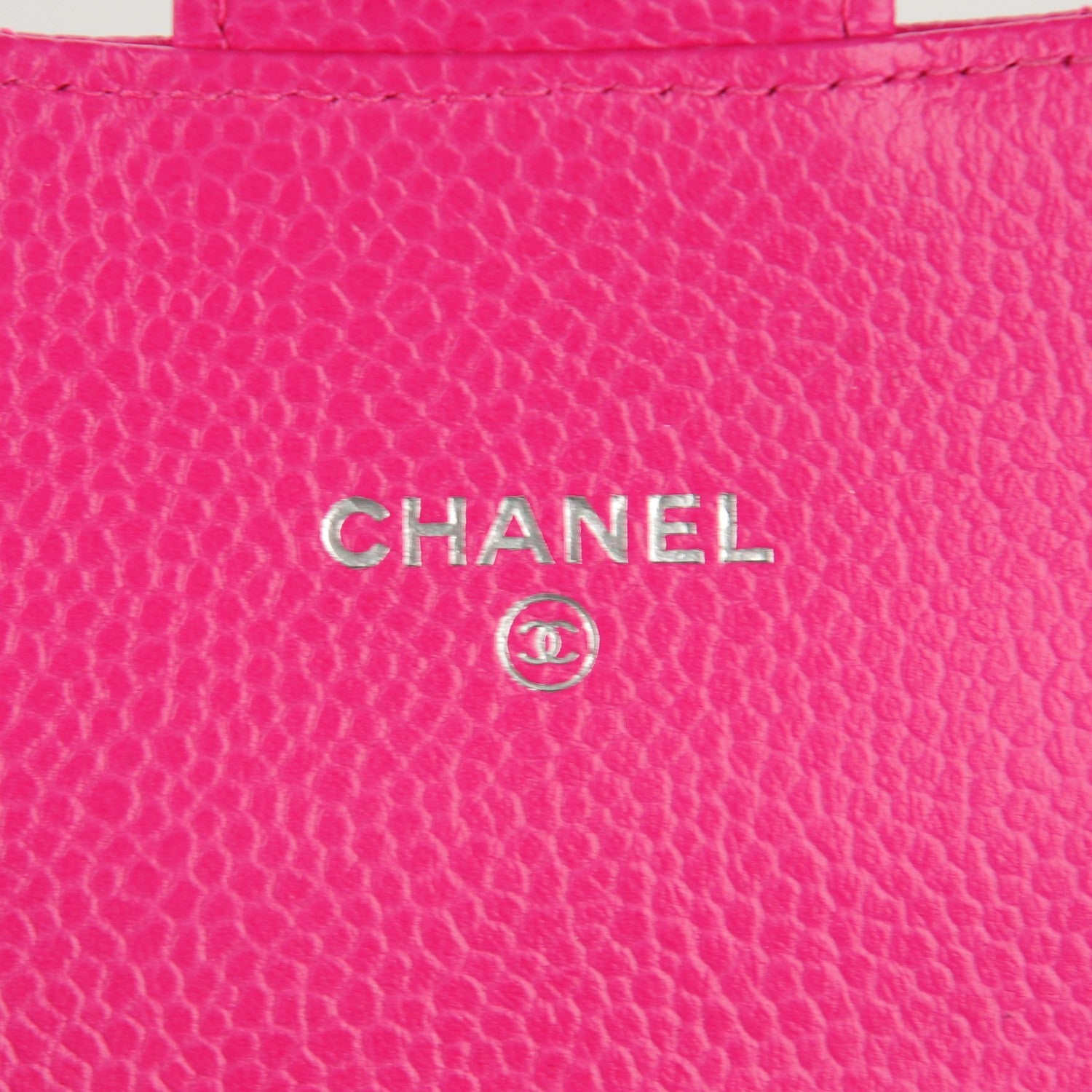 Chanel Caviar Quilted Small Flap Wallet Dark Pink 5 of 8