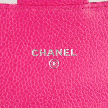 Chanel Caviar Quilted Small Flap Wallet Dark Pink 5 of 8