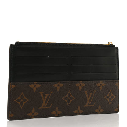 Louis Vuitton Monogram Slim Purse Black 3 of 9