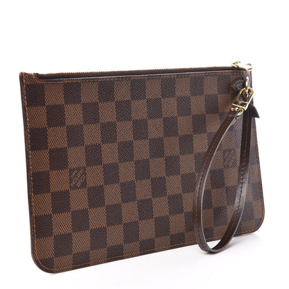 Louis Vuitton Damier Ebene Neverfull MM GM Pochette 3 of 8