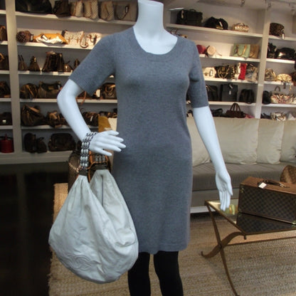 Chanel Lambskin Large Rock and Chain Hobo White 2 of 12
