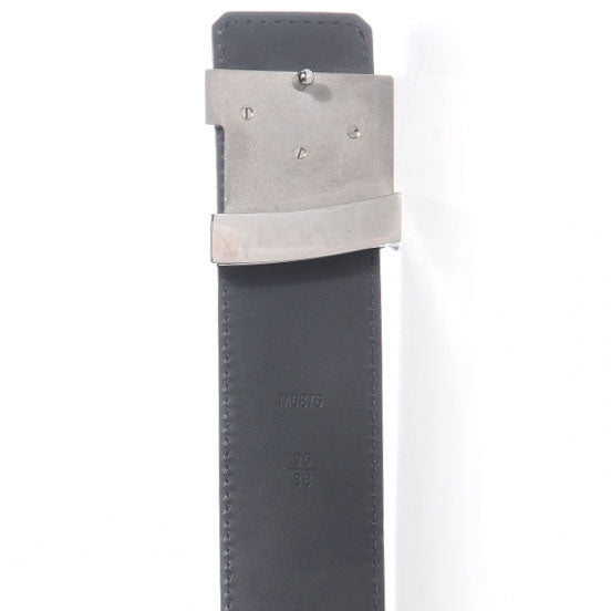 Louis Vuitton Suede Damier LV Initiales 40MM Belt 95 38 Moka 5 of 13