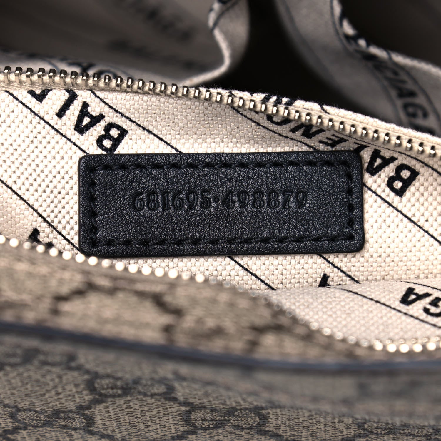 Balenciaga X GUCCI GG Supreme Monogram Neo Classic Silver Hardware City Beige Ebony 7 of 11