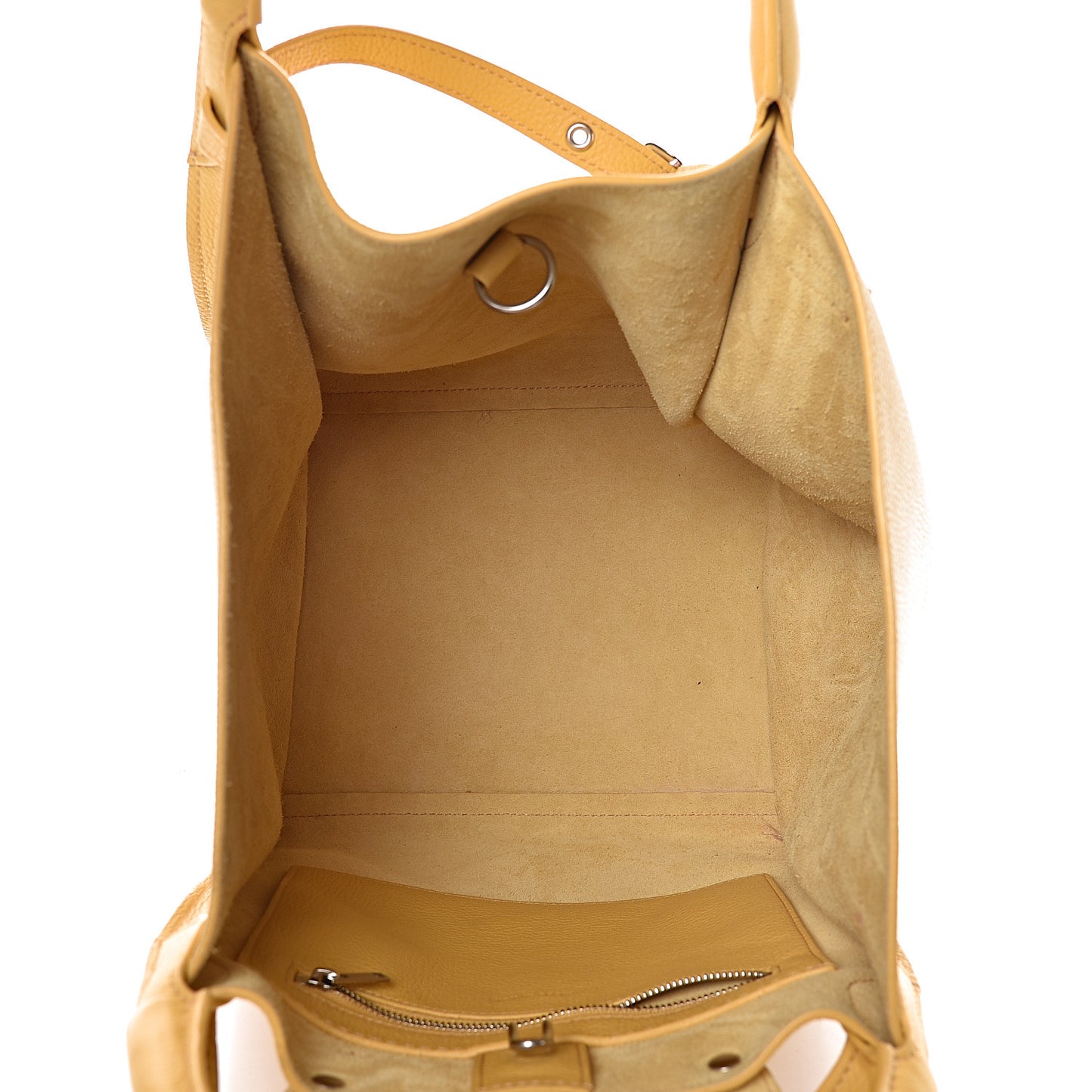 Supple Grained Calfskin Small Big Bag Sunflower
