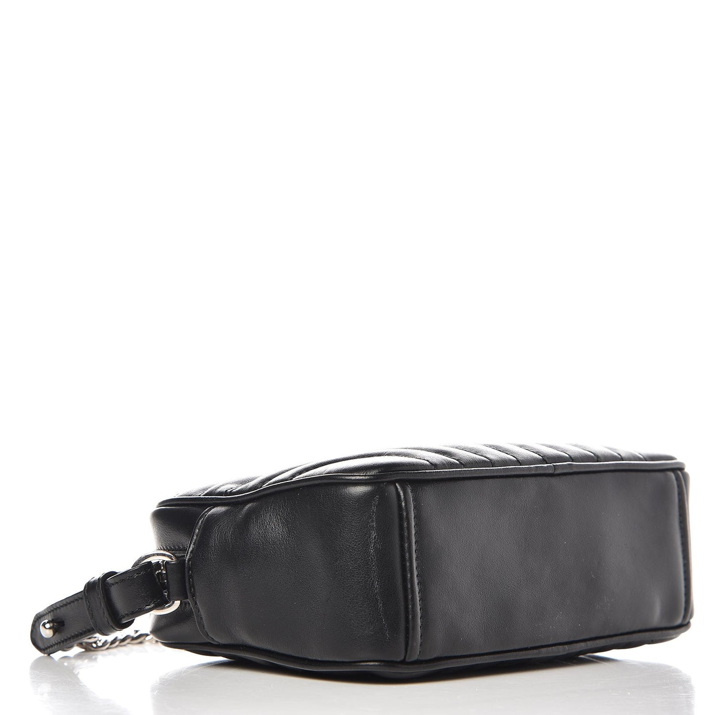 Soft Calfskin Diagramme Crossbody Bag Black