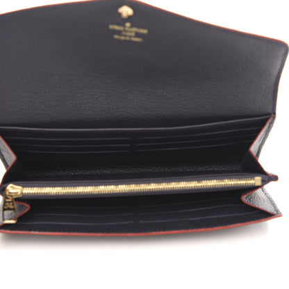 Louis Vuitton Empreinte Sarah Wallet NM Marine Rouge 5 of 8
