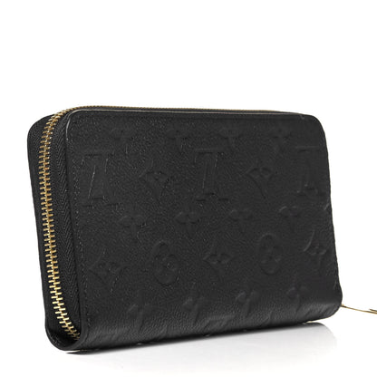 Louis Vuitton Empreinte Zippy Wallet Black 3 of 8