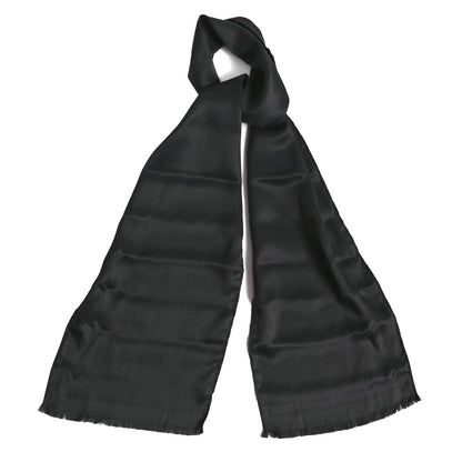 Hermes Silk Cravate Foulard Flying Carpet Scarf Black 1 of 3