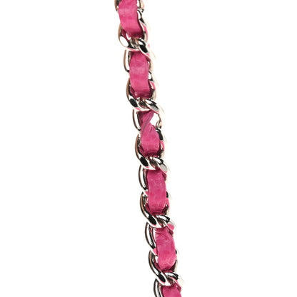 Chanel Caviar Quilted Wallet on Chain WOC Fuchsia 12 of 13