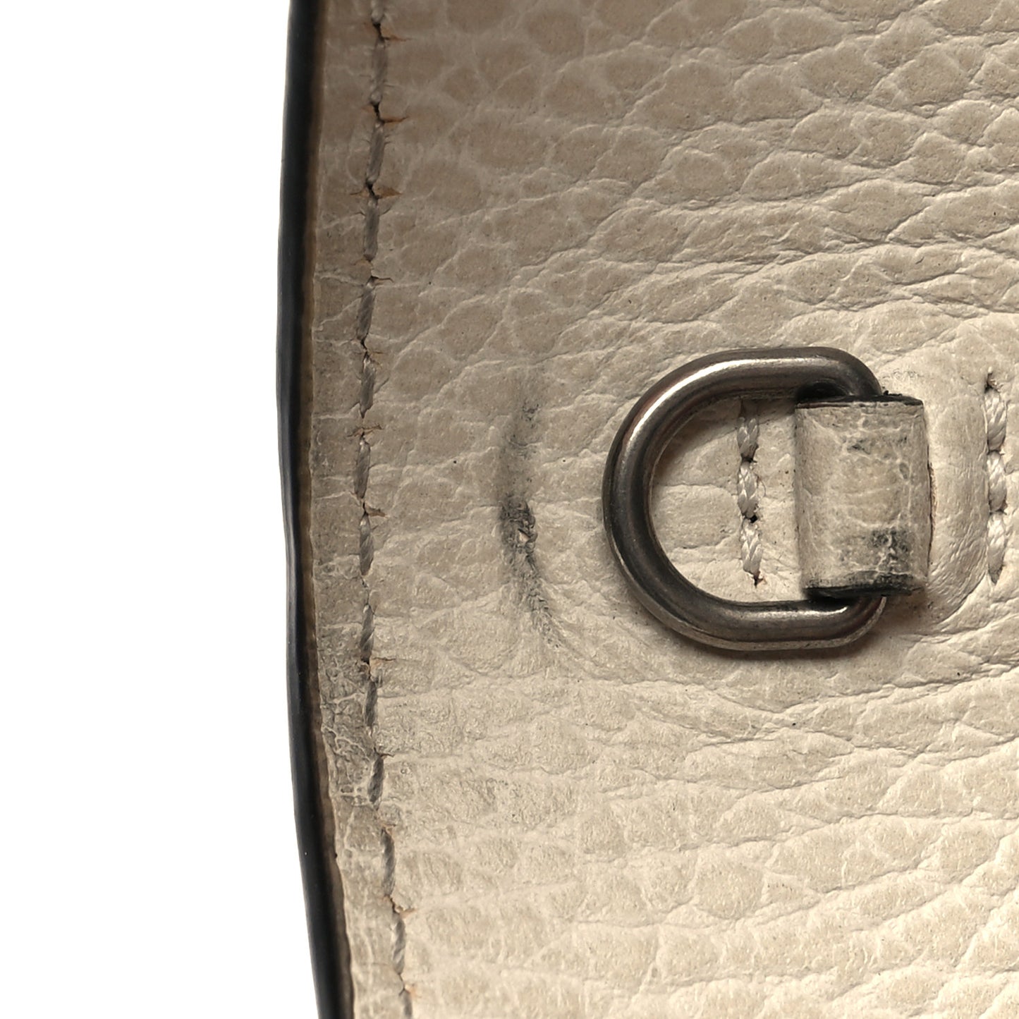 Dollar Calfskin Mini Dionysus Chain Wallet Mystic White