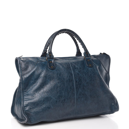 Balenciaga Agneau Classic Hardware Work Cornflower Bleu 3 of 9