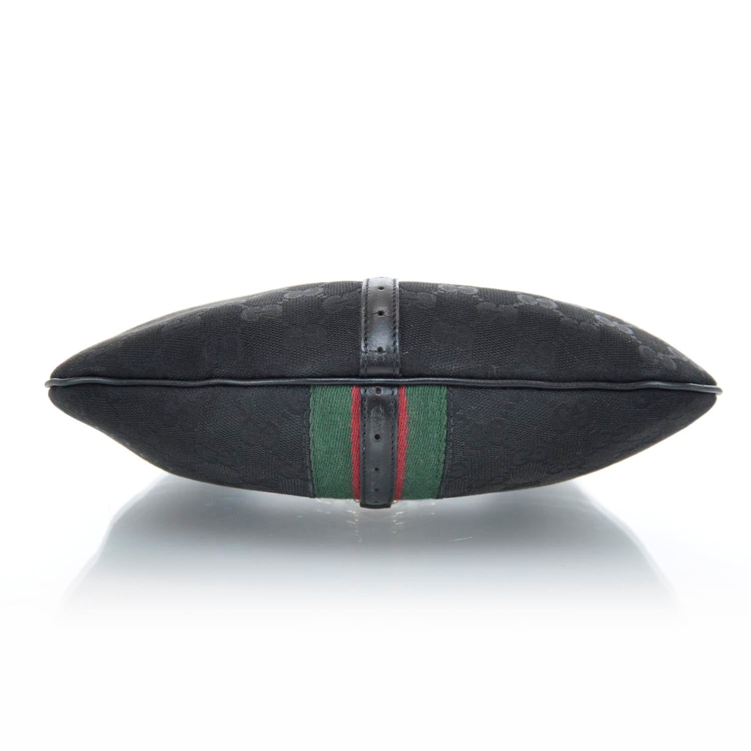 Gucci Monogram Reins Hobo Black 6 of 9