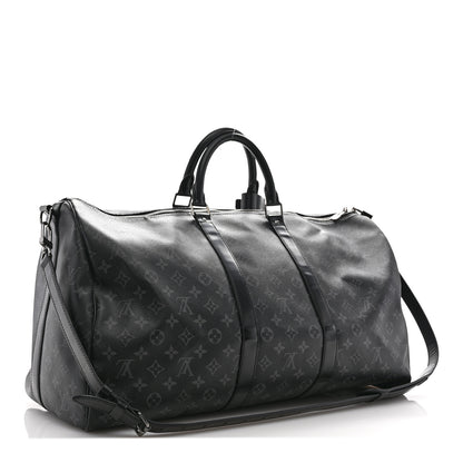 Louis Vuitton Monogram Eclipse Keepall Bandouliere 55 2 of 13