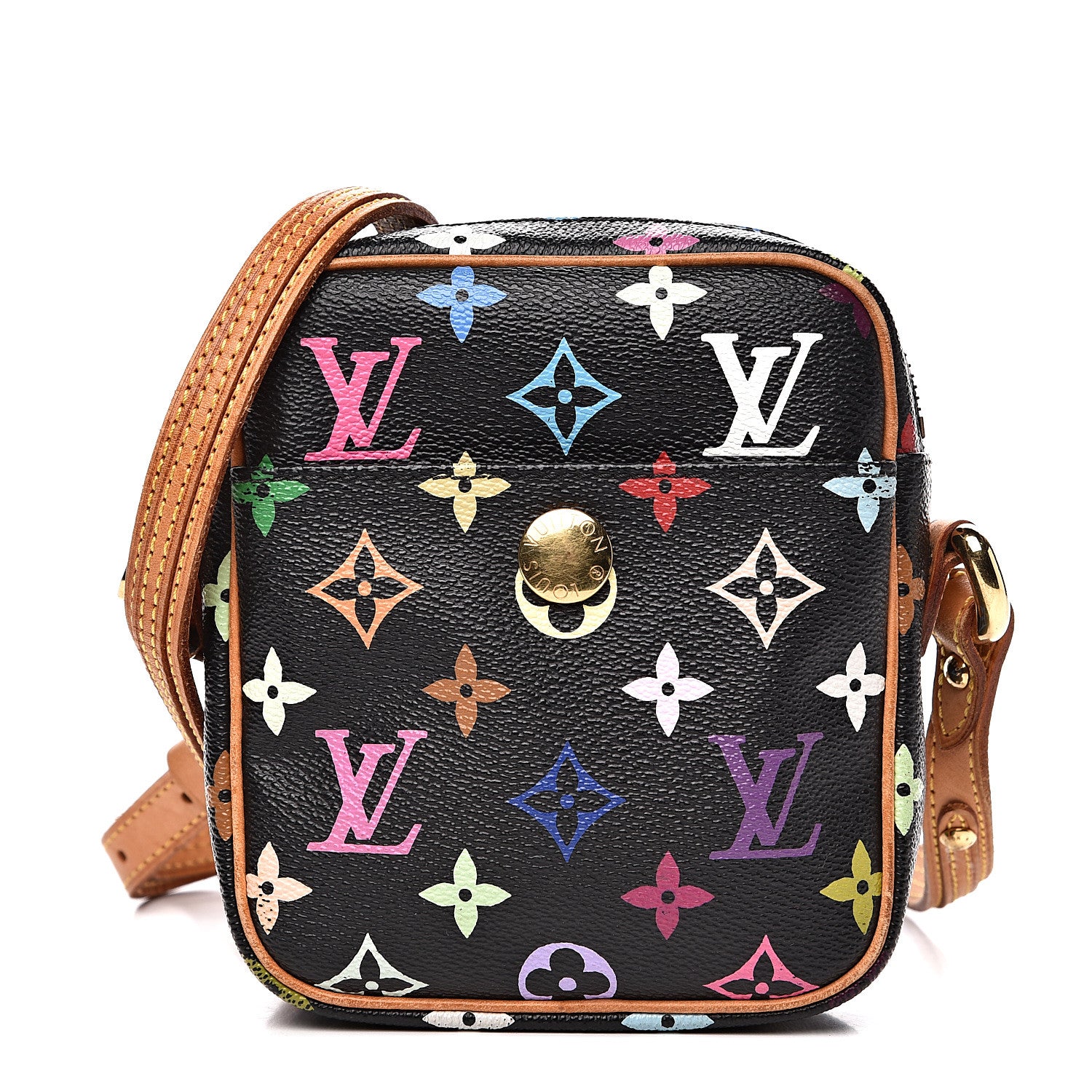 Louis Vuitton Monogram Multicolor Rift Black 1 of 12