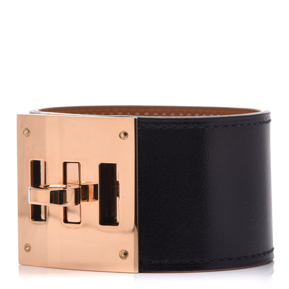 Hermes Box Kelly Dog Bracelet T3 Black 1 of 7