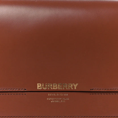 Burberry Smooth Calfskin Two Tone Small Grace Bag Malt Brown Black 8 of 11