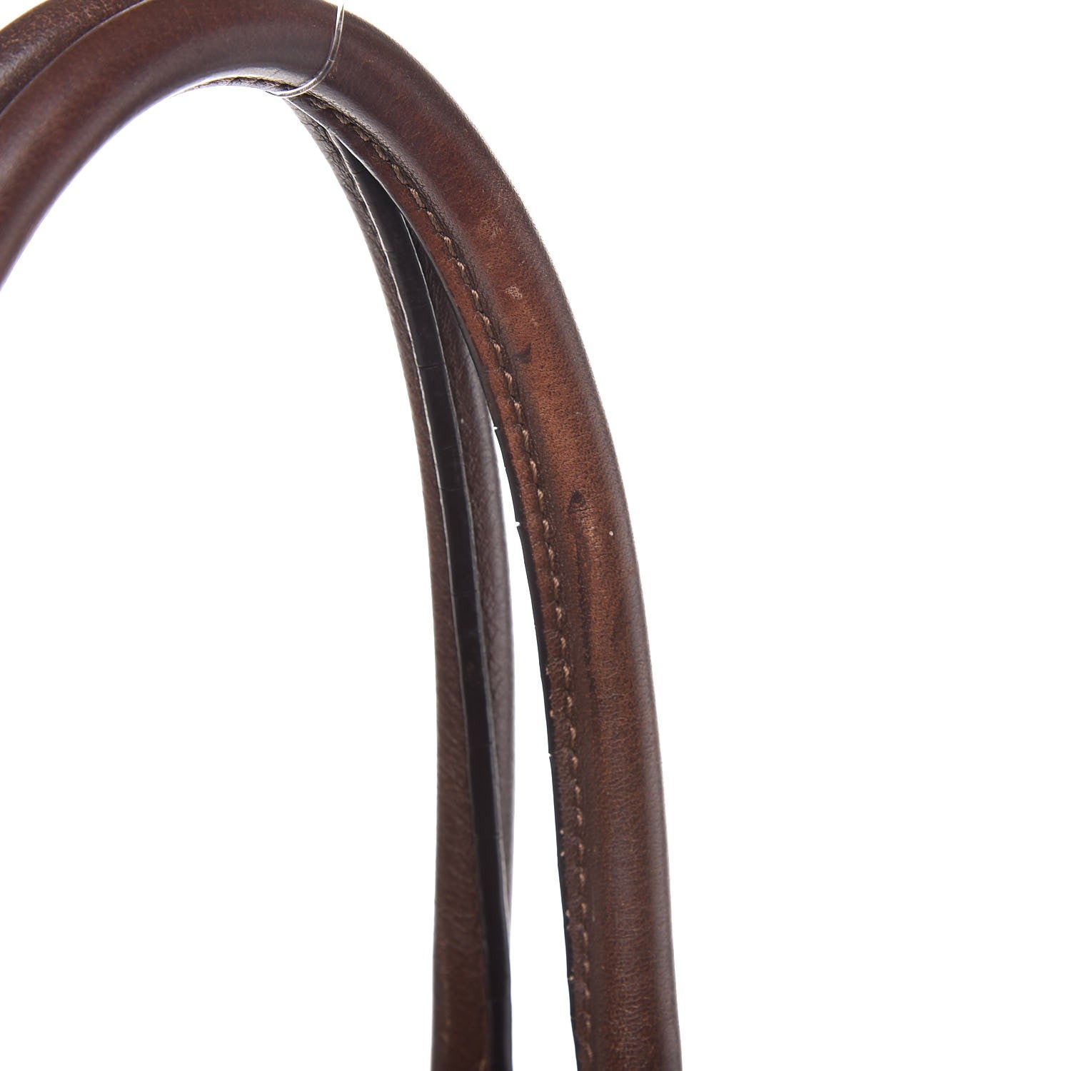 MCM Calfskin Shopper Tote Brown 9 of 9