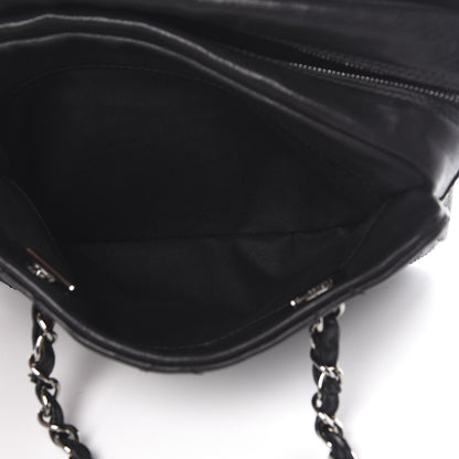 Chanel Calfskin Diamond Stitch Tote Black 7 of 14