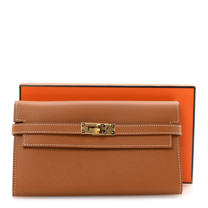 Hermes Epsom Kelly Longue Wallet Gold 8 of 8
