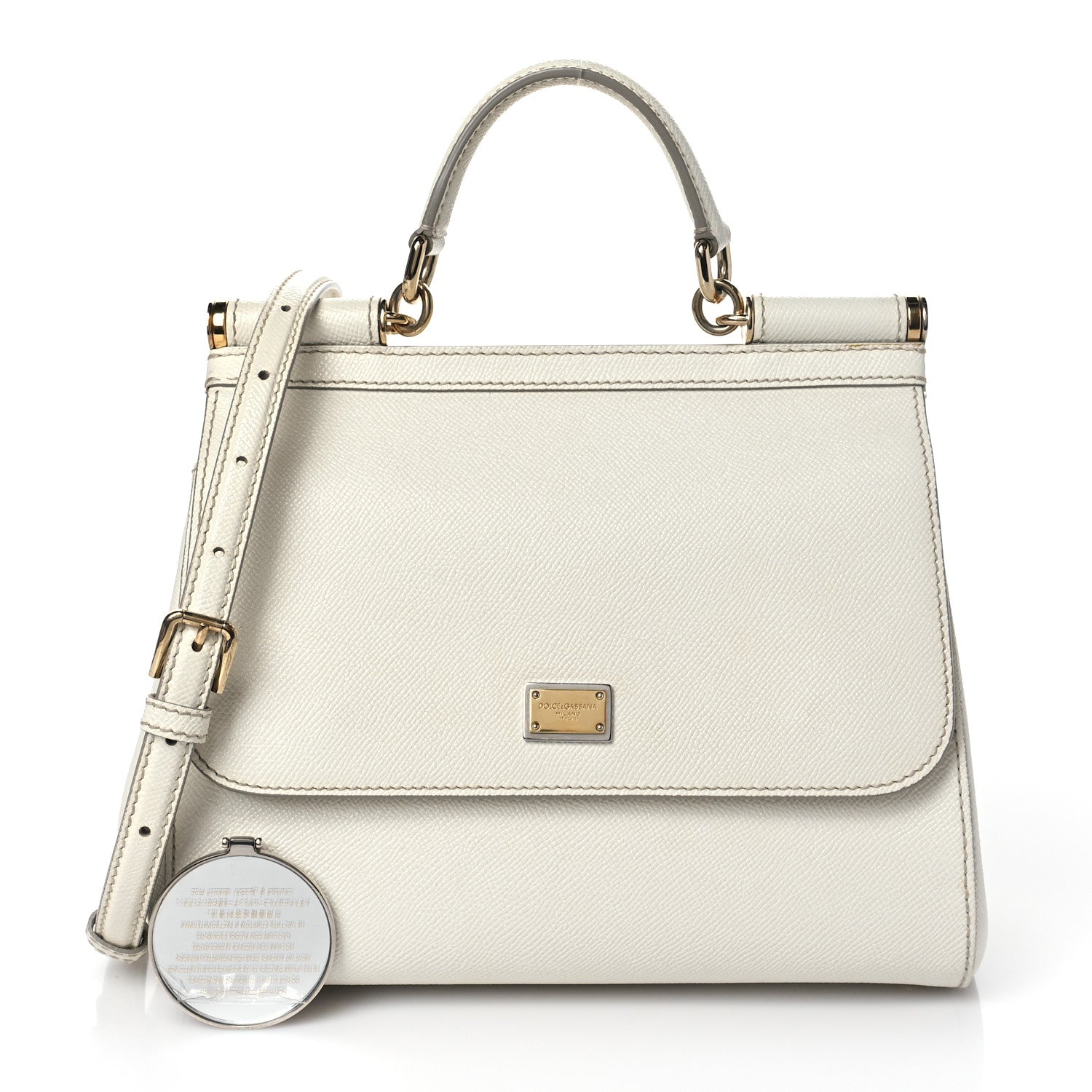 Dolce & Gabbana Dauphine Medium Miss Sicily Satchel White 1 of 9