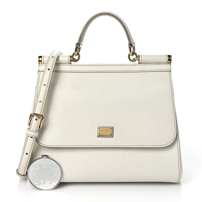 Dolce & Gabbana Dauphine Medium Miss Sicily Satchel White 1 of 9