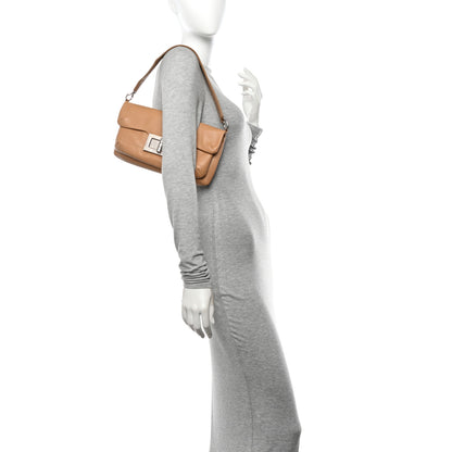 Chanel Lambskin Mademoiselle Chocolate Bar Shoulder Bag Beige 2 of 13