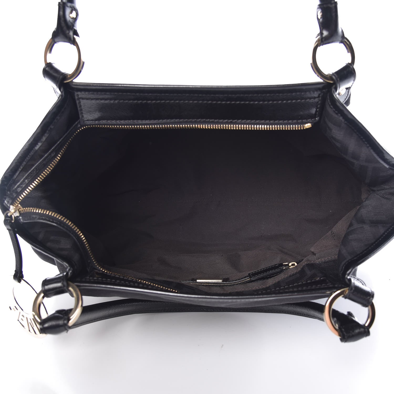 Fendi Zucca Large Chef Shopper Tote Black 5 of 13