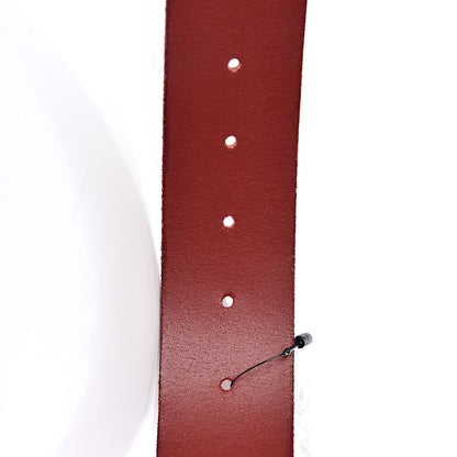 Gucci Cuoio Tusk Lavato Pearl Double G 40mm Belt 105 42 Romantic Cerise Cream 5 of 6