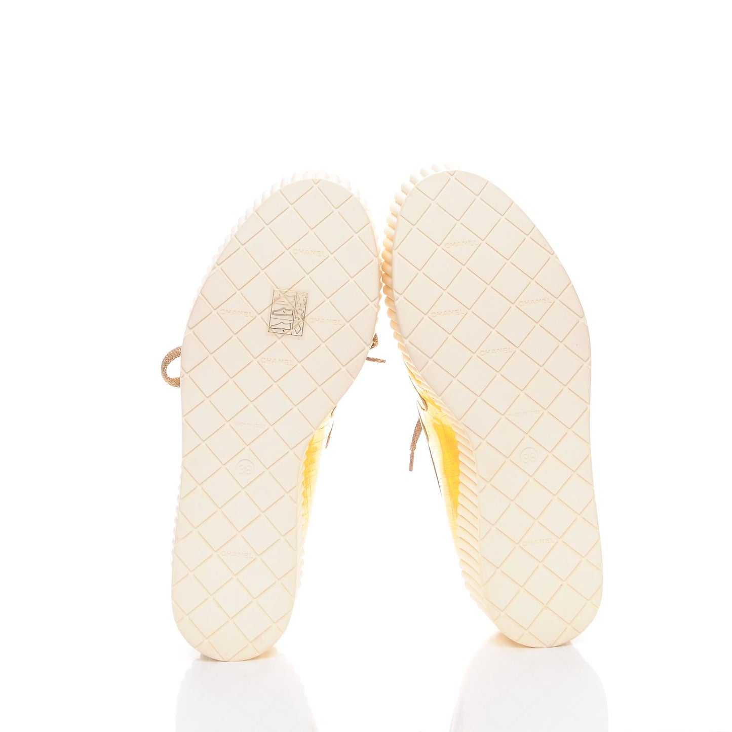 Lame Creeper Sneakers 38 Gold