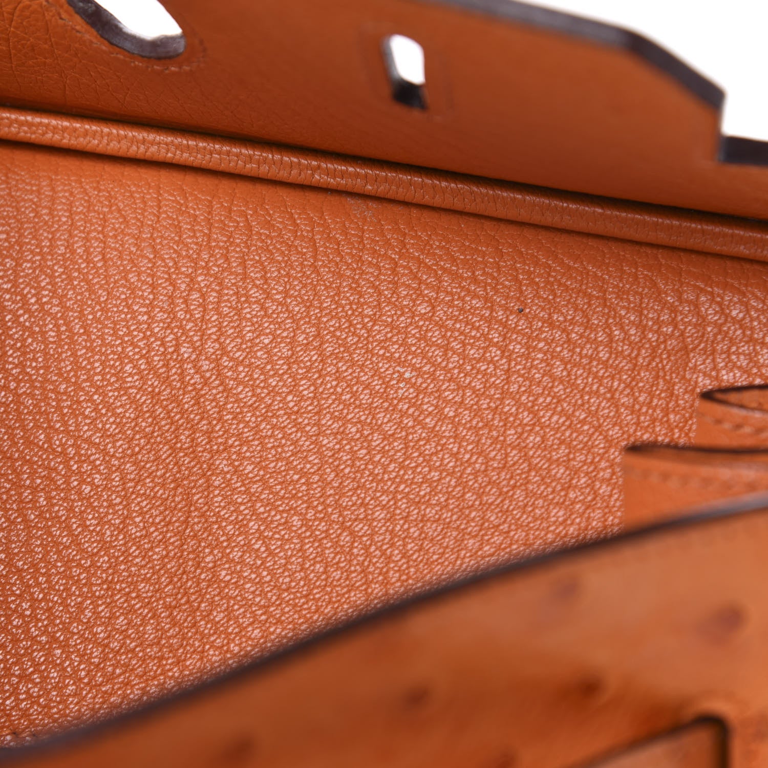 Hermes Ostrich Birkin 35 Orange 20 of 41