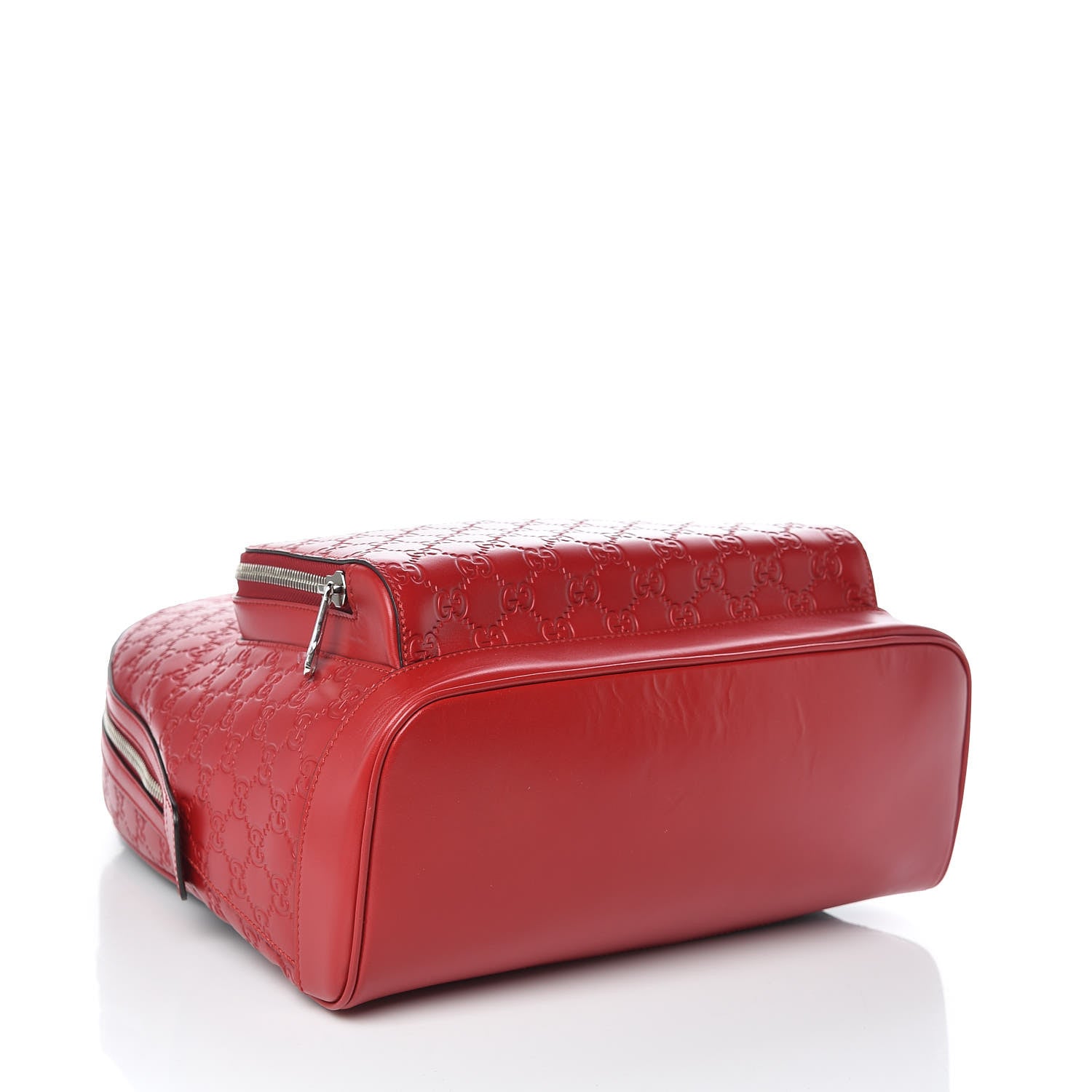 Gucci Guccissima Signature Day Backpack Hibiscus Red 4 of 9
