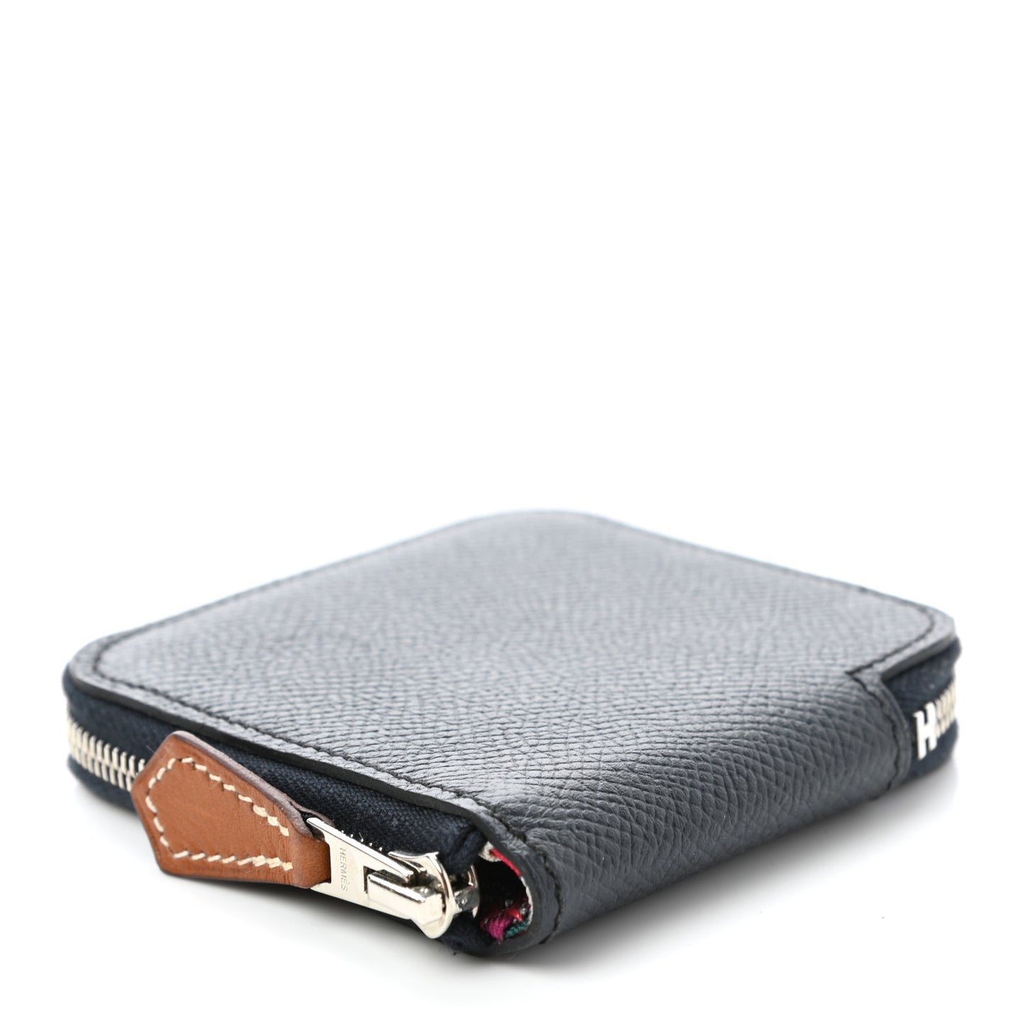 Epsom Silk'in Coin Purse Bleu Indigo