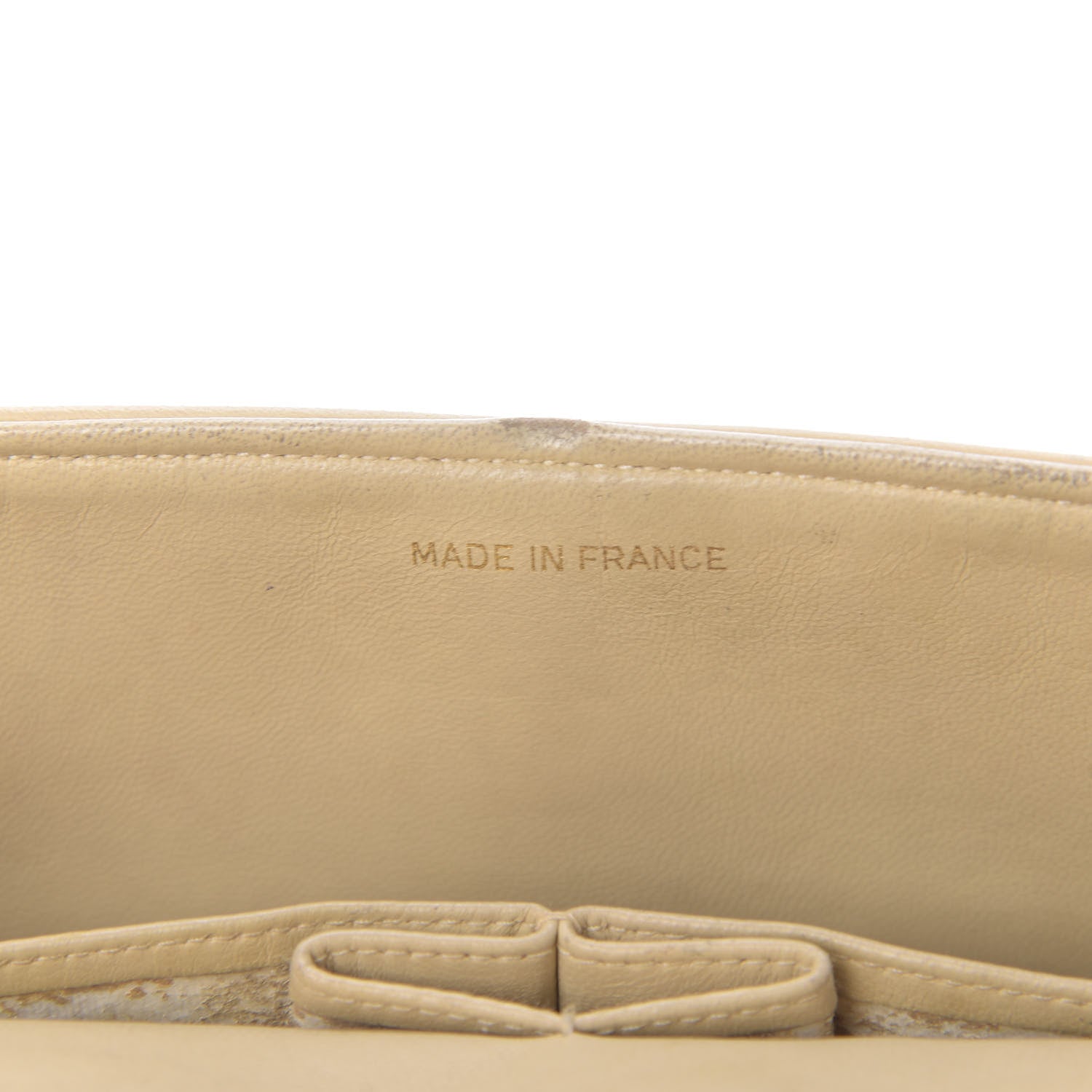 Chanel Lambskin Quilted Small Double Flap Beige 12 of 15
