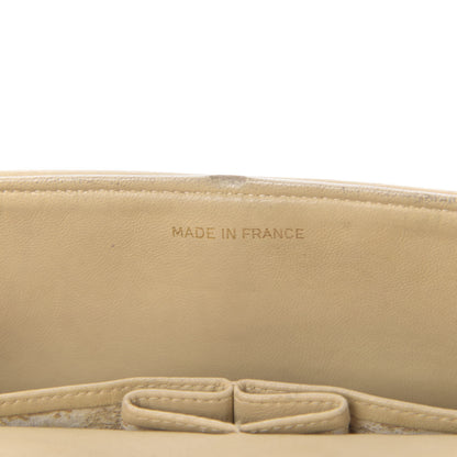 Chanel Lambskin Quilted Small Double Flap Beige 12 of 15