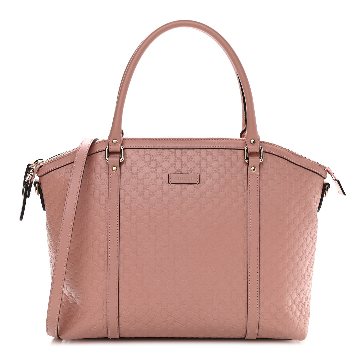 Soft Microguccissima Large Dome Satchel Soft Pink